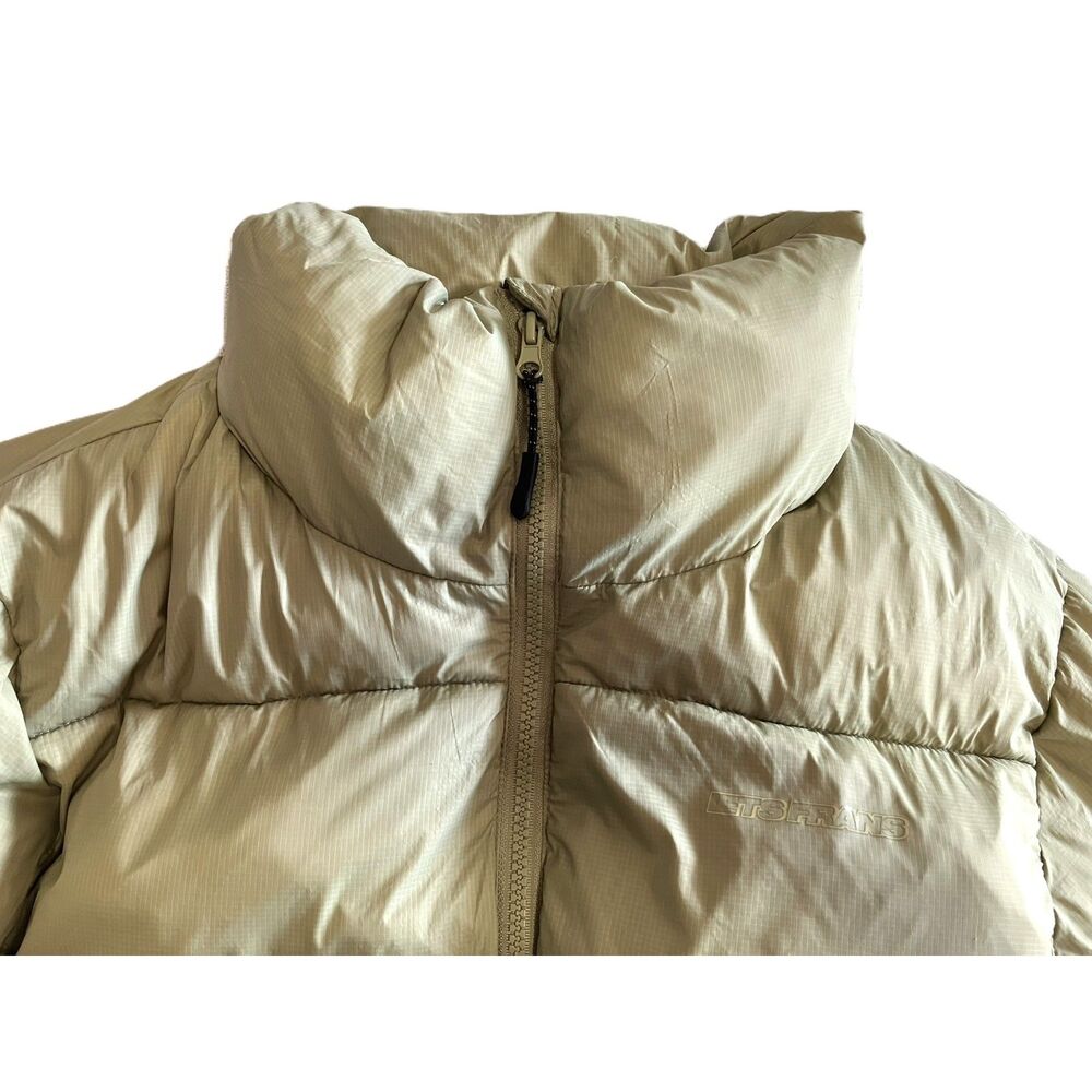 Iets Frans... Golden Sand Puffer Jacket Womens Size Medium Urban Outfitters - Picture 4 of 14